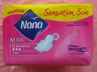供應Nana10片加厚棉質(zhì)快易衛(wèi)生巾