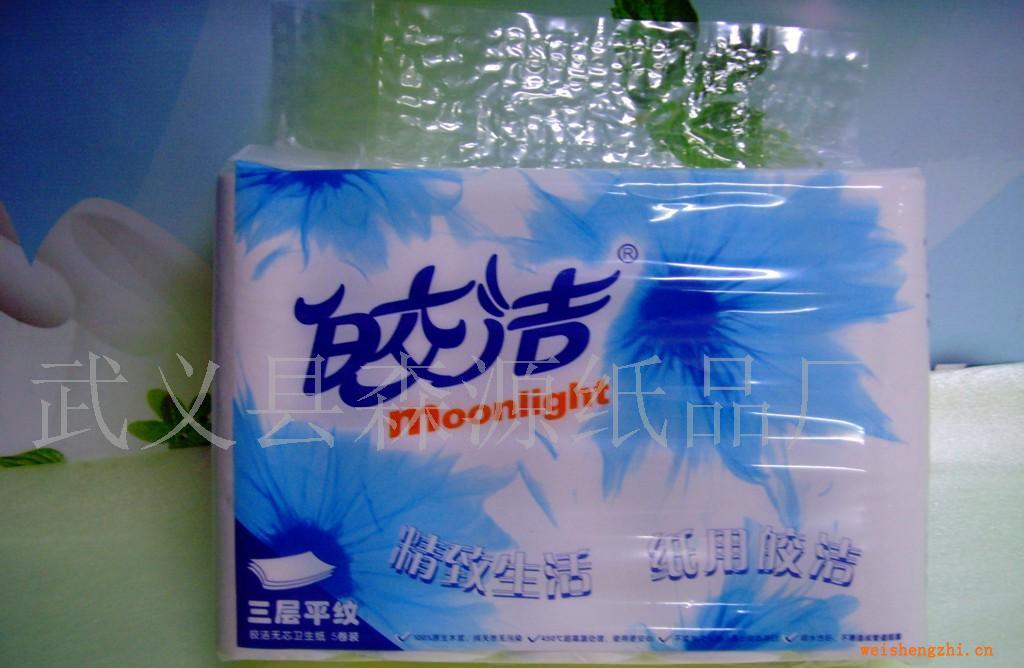 供應(yīng)皎潔5長卷高級(jí)衛(wèi)生紙