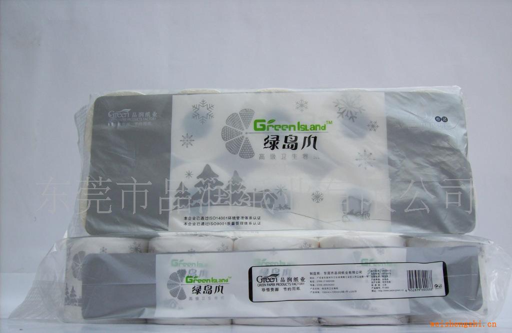 產(chǎn)品名稱：綠島風(fēng)衛(wèi)生卷紙產(chǎn)品編號：P1006