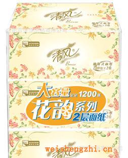 供應(yīng)B338RCM清風(fēng)200抽3包無(wú)香抽取式面紙