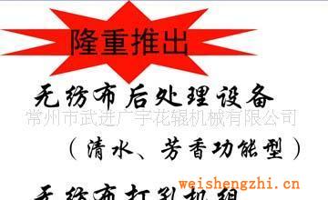 供應(yīng)無紡布后處理設(shè)備（清水、芳香功能型）