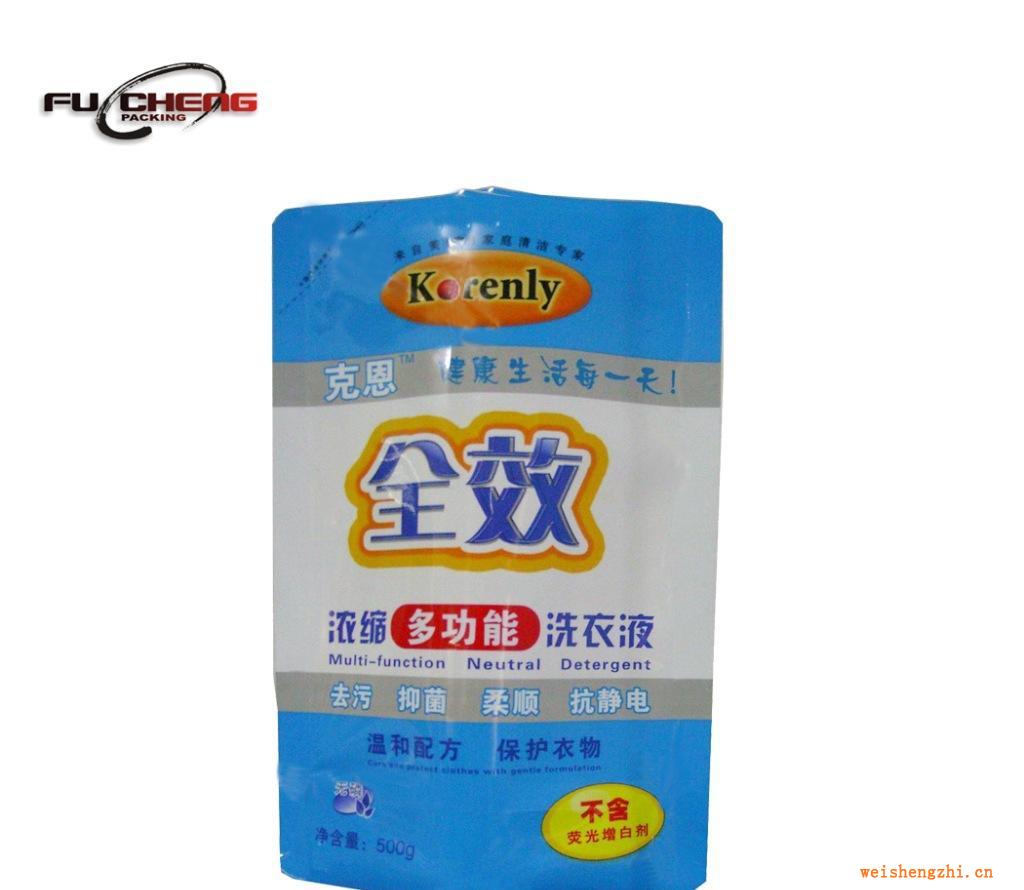 浙江供應(yīng)洗衣粉袋，環(huán)保自立袋，彩色洗衣液袋，多功能洗衣液袋