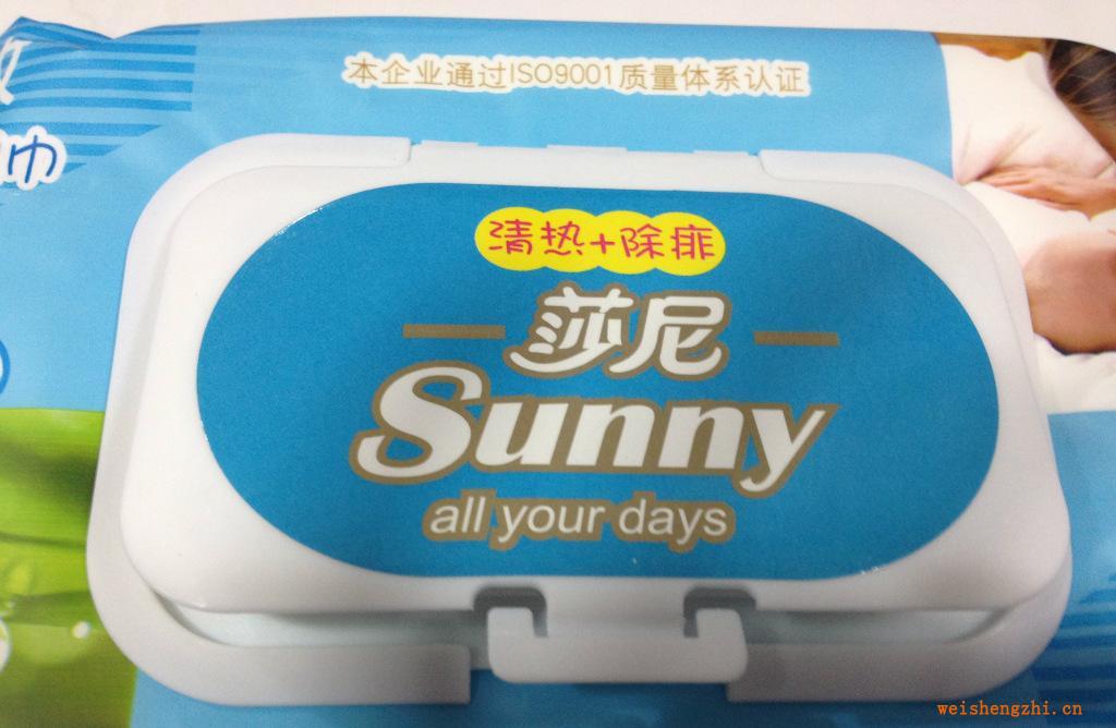 80枚莎尼清熱+除痱寶寶柔濕巾（100%天然草本素材合成）