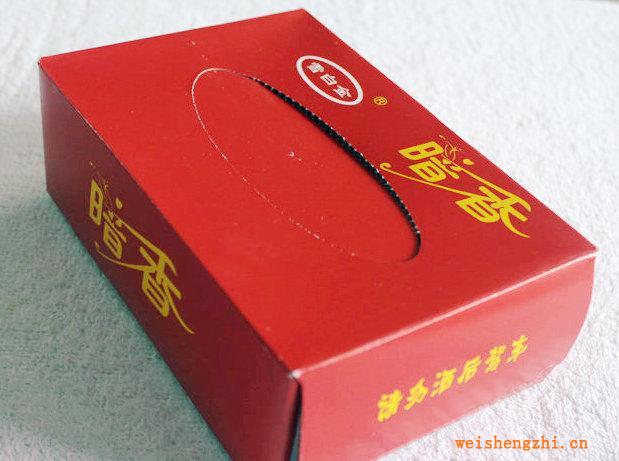 紅色抽紙盒批發(fā)酒店、賓館專用中長抽紙盒抽，可訂做