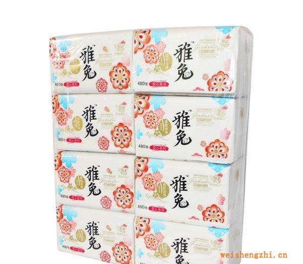 【廠家直銷】雅兔－花芯抽取式面紙，衛(wèi)生紙，高級(jí)卷紙，紙巾