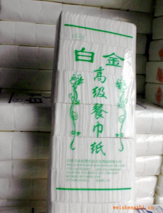 餐巾紙批發(fā)，細龍紋綠花邊，雪白金高級餐巾紙，廠家直銷，可定做