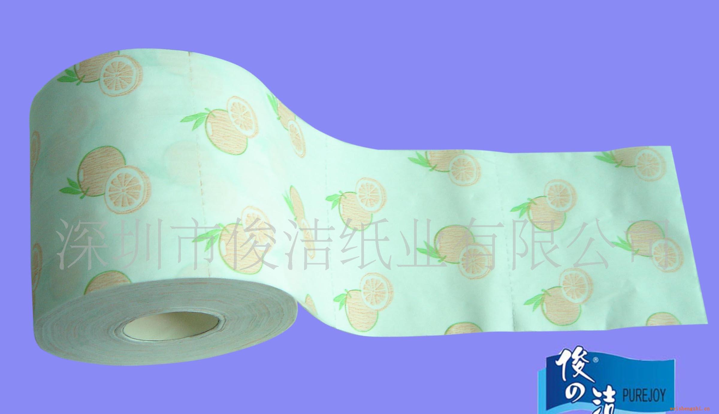 供應(yīng)兩色印刷衛(wèi)生卷紙，廁紙，小卷紙，小盤紙，大卷紙