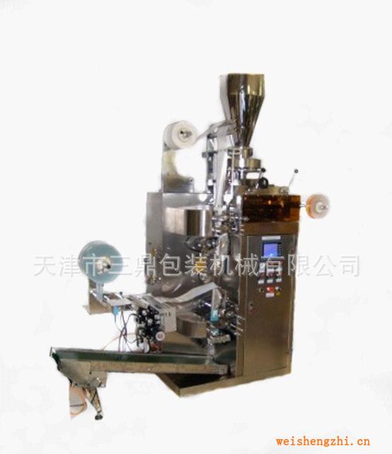 生產批發(fā)帶線帶標簽茶葉包裝機內外袋茶葉包裝機