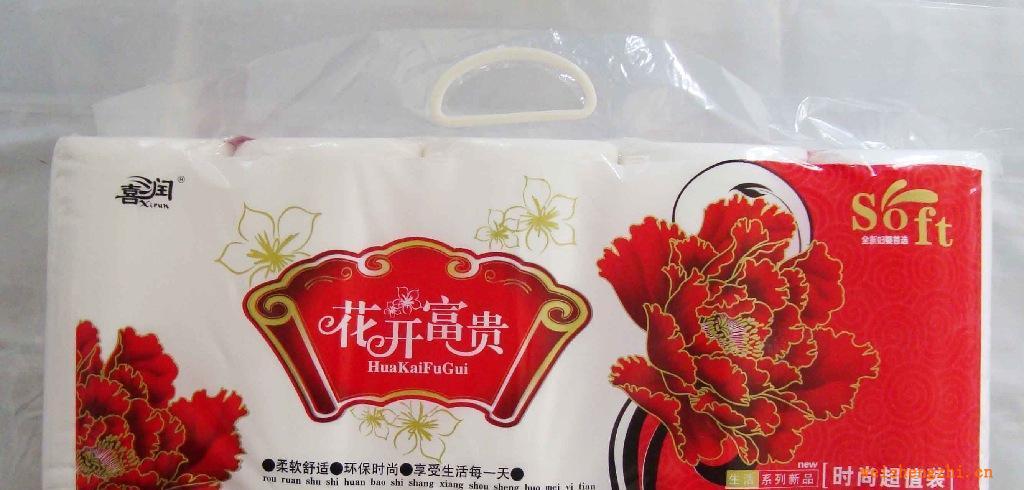 衛(wèi)生紙喜潤(rùn)之花開富貴衛(wèi)生紙卷筒紙