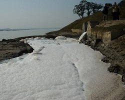 貴陽(yáng)龍頭包裝廠偷倒油墨污水被抓現(xiàn)形