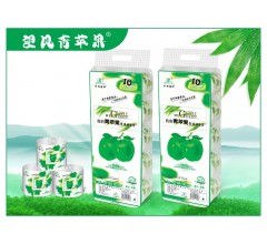 四川竹漿紙望風(fēng)青蘋果竹纖維10卷經(jīng)典裝