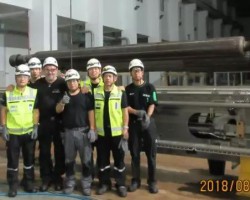 維美德中國(guó)首條生活用紙紙機(jī)靴輥大修圓滿(mǎn)完成